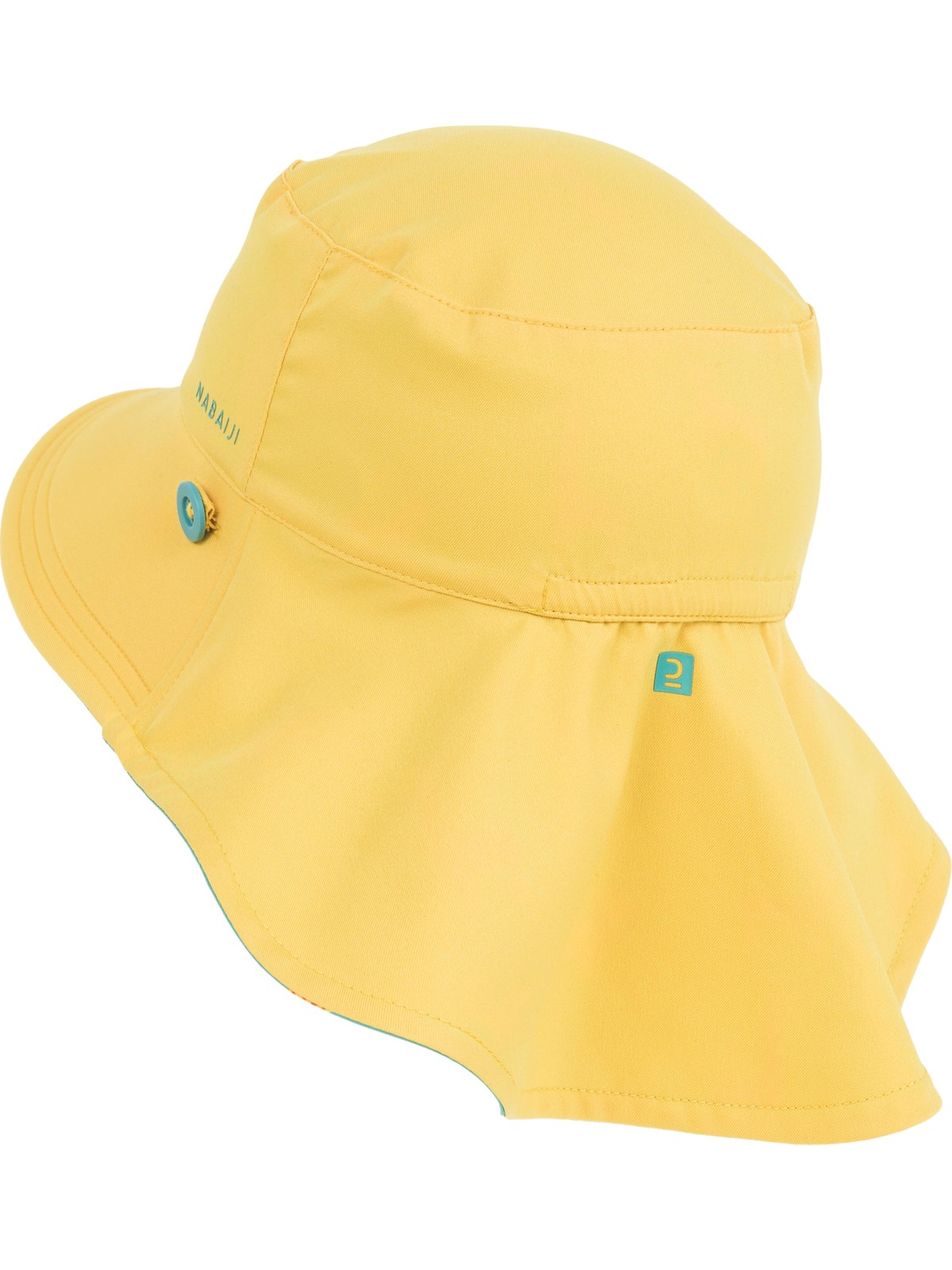 Decathlon Nabaiji Bebek Uv Korumalı Şapka - Sarı / Mavi / Savan Baskılı