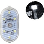 Hubstein Beyaz Renkli Dokunmatik Sensörlü Mini 6 LED Lamba USB Şarj Edilebilir  Mıknatıslı Beyaz Renk 6led-Touch Modern Tasarım