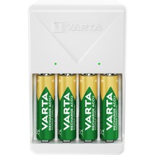 VARTA Plug Şarj Cihazı +4 adet 2100mAh AA Şarj Edilebilir Pil