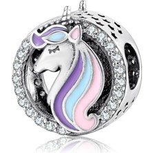 Karm Mücevher Ticaret 925 Ayar Gümüş Charm (Unicorn)