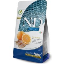 N&d Ocean Ringa Balıklı ve Portakallı Kısırlaştırılmış Kedi Maması 1.5 kg