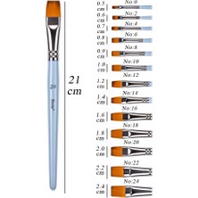 Artlantis Yağlı Boya Fırçası No:20 1 Adet Sentetik Kıl Yağlıboya Profesyonel Brons Fırça Sanat ve Hobi Akrilik Boya Guaj Boya
