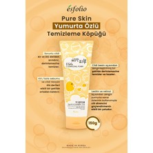 Esfolio Küçültücü Yumurta Sarısı Özü İçeren Yüz Temizleme Köpüğü Esfolio Egg Cleansing Foam 150 gr