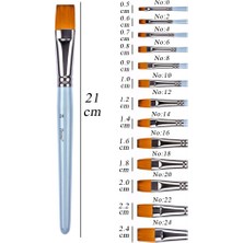 Artlantis Yağlı Boya Fırçası No:24 1 Adet Sentetik Kıl Yağlıboya Profesyonel Brons Fırça Sanat ve Hobi Akrilik Boya Guaj Boya