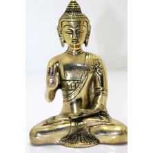 Kaite Metal Buda Biblosu 17 cm Dekoratif Hediyelik