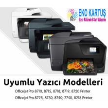 Eko Kartuş Hp Officejet Pro 8725 Mavi Kartuş 953XL (Muadil)