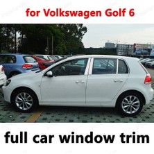 Auto Gp  Vw Golf 6 Cam Çerçevesi Kenar Çıtası Krom Tamtur 2008 / 2012