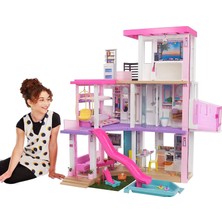 E-Trendy Shop Nin  Evi (115 Cm), 75'ten Fazla Aksesuarı Bun, 3 Katlı, 3-7 Yaş Arası Kızlar Için GRG93