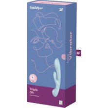 Satisfyer  12 Farklı Titreşim Moduna Sahip Triple Oh Güçlü Motorlu Tavşan Vibratör