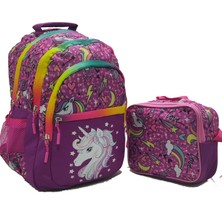 New Bags Newbag Unicorn Sırt Ilkokul Sırt Çantası-3'lü Set