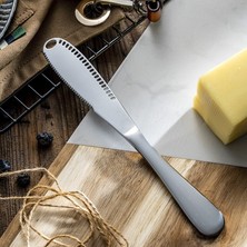 Lilibeaty Delikli Tereyağı Bıçağı - Paslanmaz Kaşar Peynir-Çikolata Sürme Bıçağı