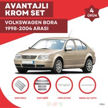 Bay Art Decor Volkswagen Bora Avantajlı Krom Set 1998-2004 Arası -4ürün- Paslanmaz Çelik