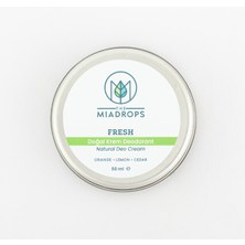 The Miadrops Fresh Doğal Krem Deodorant- 50ml