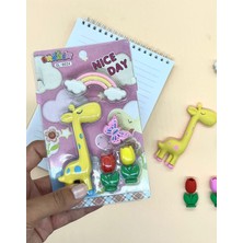 Kağıt Gemi Dükkan Harika Bir Gün 5'li  Silgi Seti