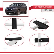 Acpar Volkswagen Touareg 2003-2010 Arası ile Uyumlu Basıc Model Ara Atkı Tavan Barı Siyah 3 Adet