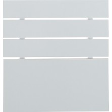 PASİFİC HOME Huga Tek Kişilik Beyaz Yatak Başlığı 120lk / 120 cm Baza Başlık