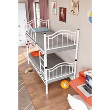 Hier Belinay Genç Çocuk Odası Metal Ranza ve Karyola 90X200 Yatak Ölçülü