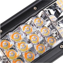 C9 Off Road 3 Sıra 540W 5 Modlu Modlu LED Lamba Beyaz ve Turuncu 108 cm 3030 Cree LED