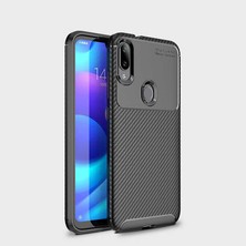 ZORE Xiaomi Mi Play  Uyumlu Karbon Fiber Desenli Kamera Korumalı Renk Atmaz Negro Kılıf