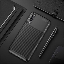 ZORE Xiaomi Mi 9  Uyumlu Karbon Fiber Desenli Kamera Korumalı Renk Atmaz Negro Kılıf