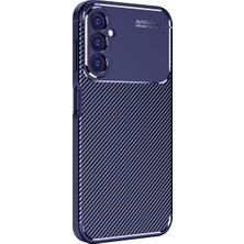 ZORE Samsung Galaxy A34  Uyumlu Karbon Fiber Desenli Kamera Korumalı Renk Atmaz Negro Kılıf