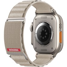 Skinarma Watch Ultra 49MM Kordon Skinarma Kobu Hasır Strap Kayış Krem