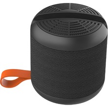 Recci Wireless Bluetooth Speaker Hoparlör Recci RSK-W09 Mozart Serisi Hi-Fi Telefon Tutuculu 1200MAH Siyah