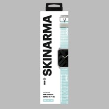 Skinarma Watch 7 45MM Kordon Skinarma Shokku Silikon Strap Kayış Mavi Açık