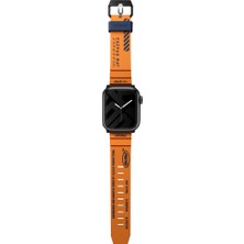 Skinarma Watch 7 45MM Kordon Skinarma Shokku Silikon Strap Kayış Turuncu