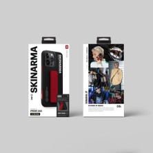 Skinarma iPhone 14 Pro Max Uyumlu Kılıf Skinarma Standlı Deri Görünümlü Gyo Kapak