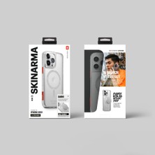 Skinarma iPhone 14 Pro Uyumlu Kılıf Skinarma Şeffaf Airbag Tasarımlı Magsafe Şarj Özellikli Saido Kapak