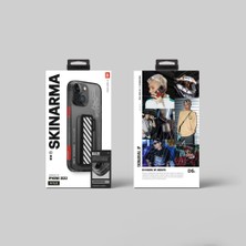 Skinarma iPhone 14 Uyumlu Kılıf Skinarma Şeffaf Desenli Standlı Kaze Kapak