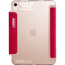 Skinarma iPad Air 10.9 2022 5.nesil Kılıf Skinarma Kalemlikli Arkası Şeffaf Standlı Magnetik Taihi Sora Kılıf