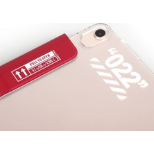 Skinarma iPad Air 10.9 2022 5.nesil Kılıf Skinarma Kalemlikli Arkası Şeffaf Standlı Magnetik Taihi Sora Kılıf