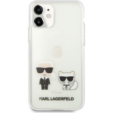 Karl Lagerfeld iPhone 11 Uyumlu Kılıf Sert Tpu K&c Dizayn Kapak