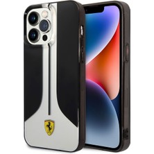 Ferrari iPhone 14 Pro Max Uyumlu Kılıf Ferrari 296 Çizgili Dizayn Kapak
