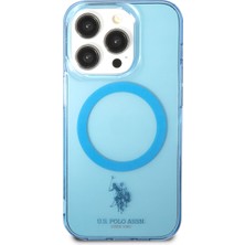 U.S. Polo Assn. iPhone 14 Pro Max Uyumlu Kılıf U.s. Polo Assn. Magsafe Şarj Özellikli Transparan Tasarım Kapak