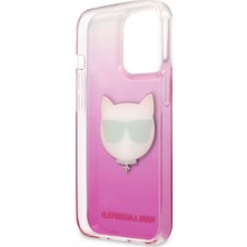 Karl Lagerfeld iPhone 14 Pro Uyumlu Kılıf Sert Tpu Choupette Dizayn Kapak