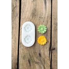 Rufus Concept Lotus Çiçeği 2'li Silikon Mum Kalıbı