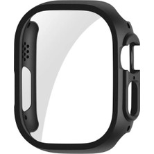 Conocer Apple Watch 8 Ultra 360 Tam Koruma (49 Mm) Pc Sert Ekran ve Kasa Koruyucu Kılıf Yüksek Kalite