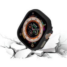 Conocer Apple Watch 8 Ultra 360 Tam Koruma (49 Mm) Pc Sert Ekran ve Kasa Koruyucu Kılıf Yüksek Kalite