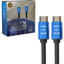 Blue Wings UHD 4K Destekli Atın Uçlu HDMI Kablo Yüksek Hızlı Versiyon 2.0