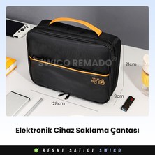 Swico Remado Kablo Saklama Taşıma Kılıfı Seyahat Organizer Çanta (Yurt Dışından)