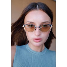 Bilge Karga Alegra Gold Brown Kadın Güneş Gözlüğü