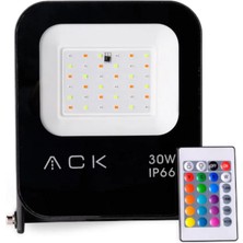 Repplam 30 Watt Rgb Uzaktan Kumandalı LED Projektör Çok Renkli Projektör