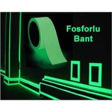 Roichill Roichil Karanlıkta Işık Veren  Yansıyan 4 Metre Fosforlu Yeşil Şerit Bant