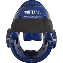 Whiteface Taekwondo Camlı Mantar Kask (Mavi)