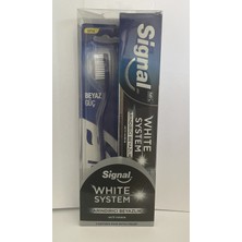 Signal White System Arındırıcı Beyazlık Diş Macunu 75 ml + Signal Beyaz Güç Fırça