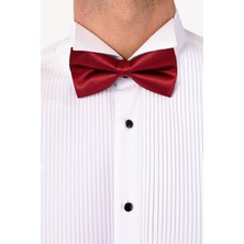 Erkek Bordo Saten Papyon