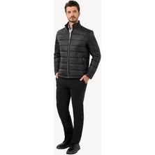 Erkek Antrasit Regular Fit Kaban